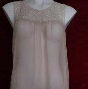Women's sheer lace top